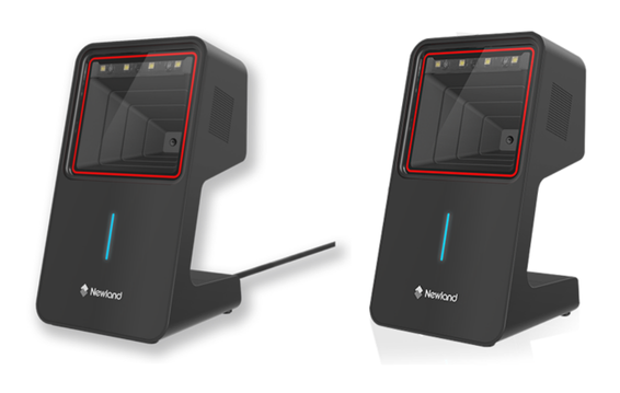 2次元コード・スマホ画面対応の定置式バーコードリーダーに、USBモデル