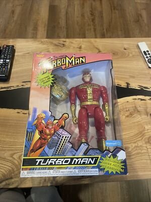 Talking Turbo Man Action Figure Walmart Exclusive Funko NIB Deluxe