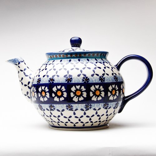 ティーポット・ポーリッシュポタリー(ポーランド食器)