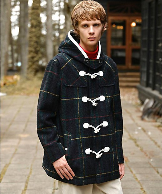 タータンチェック ダッフルジャケット（2002544721