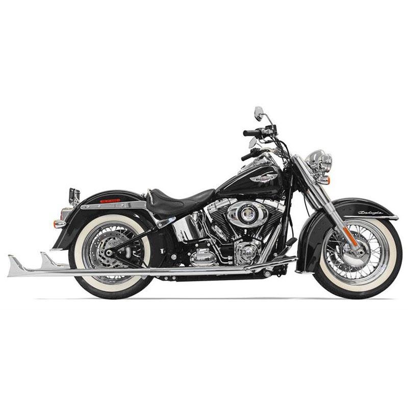BASSANI True Duals 1-7/8インチ径 フィッシュテールマフラー 39インチ