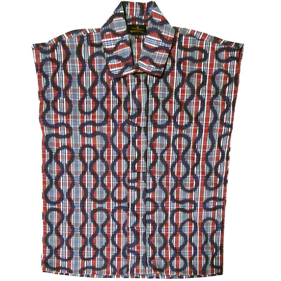 Anglomania Vivienne Westwood Tartan with Squiggle sleeveless shirt