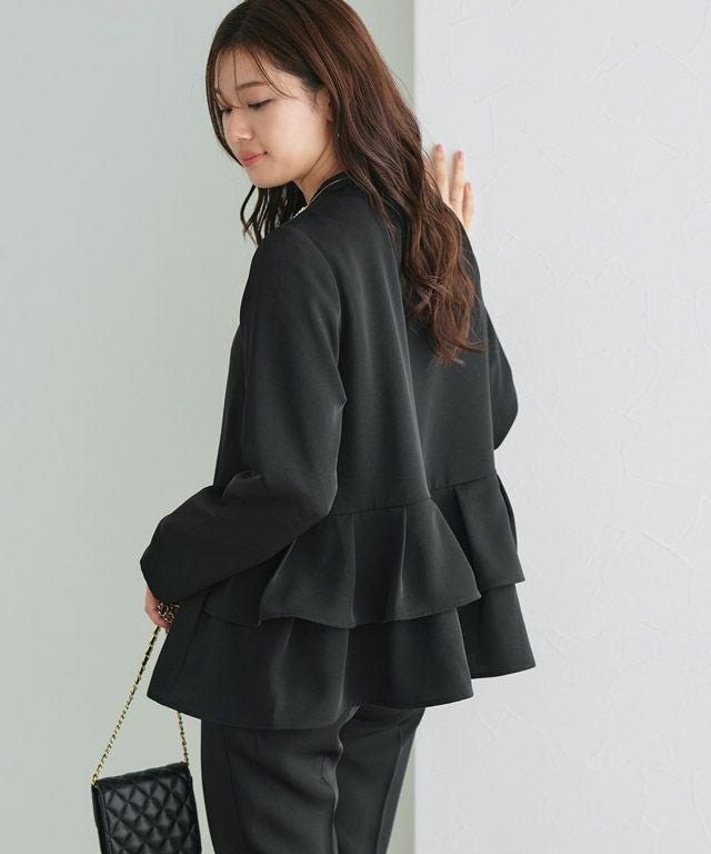 バックフレアブルゾンセットアップ【スピード配送】 ◇送料無料