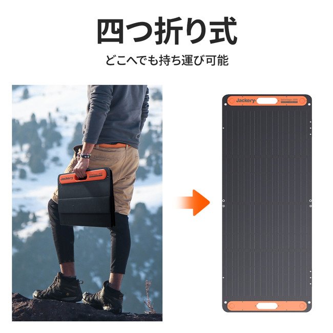 Jackery新ソーラーパネル「Jackery SolarSaga 100S」発売のお知らせ