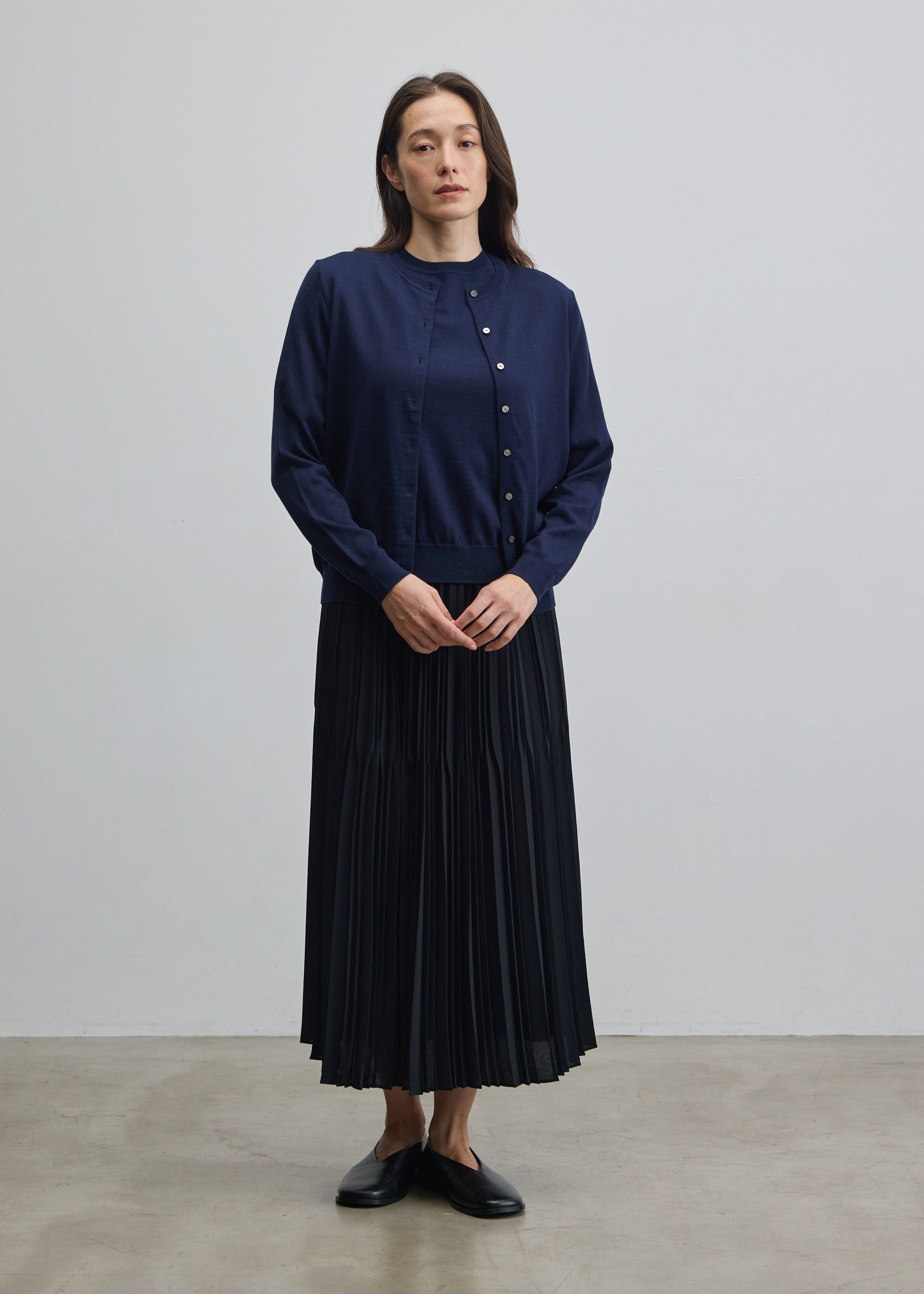 ウールハイゲージカーディガン - SOÉJU online store｜上質な大人の