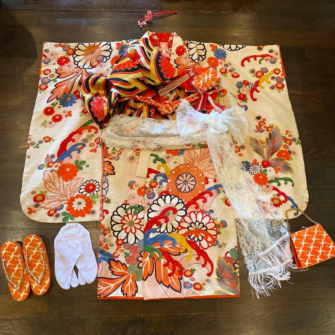 アンティーク 七五三 七歳 大きめ 大正ロマン 着物 帯 小物一式 フルセット 楽天市場】七五三 着物 7歳 フルセット レンタル 753 7歳女の子 ( 七歳