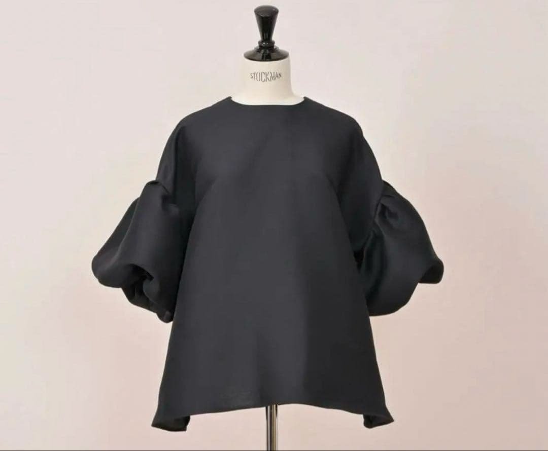 heve WHIPバルーンスリーブBL ブラック Whip Ballon Sleeve BL black | HEVE