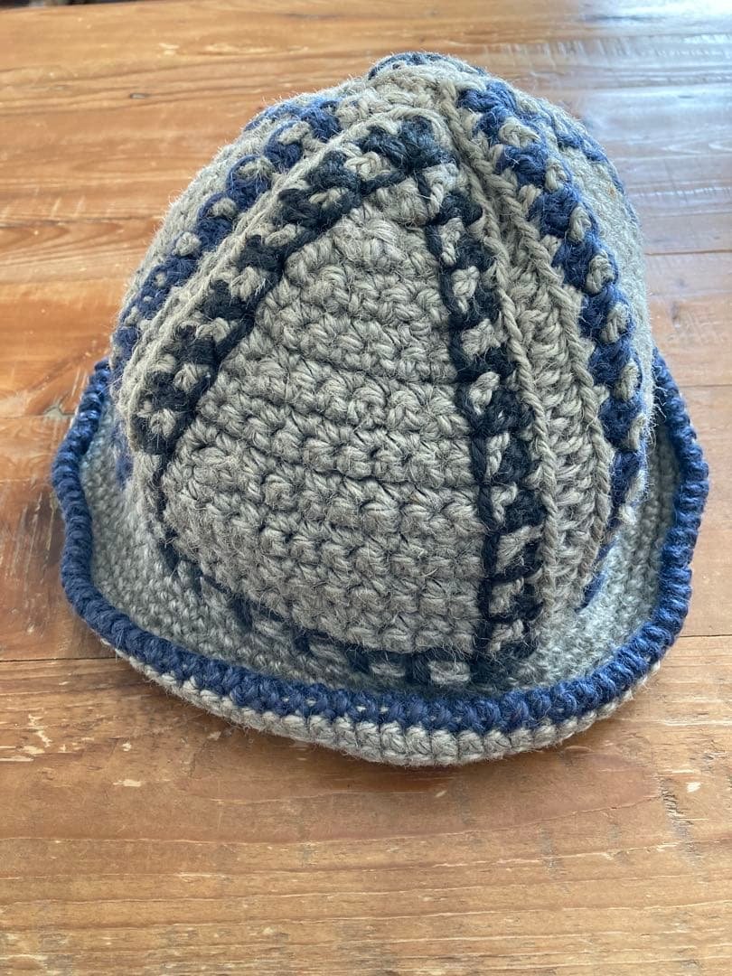 帽子 NICHOLAS DALEY JUTE BUCKET HAT Nicholas Daley Green and Brown Hand-Crochet Bucket Hat Nicholas Daley