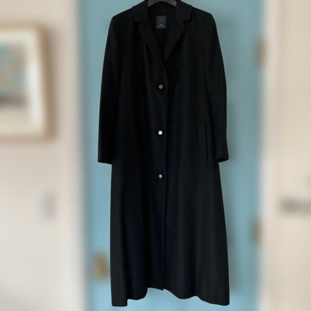 倫ミナペルホネン　ガッレリア　コートカシミヤ100% コートカバー付き コートカバーと雨除けカバー付き ミナペルホネン tambourineステン