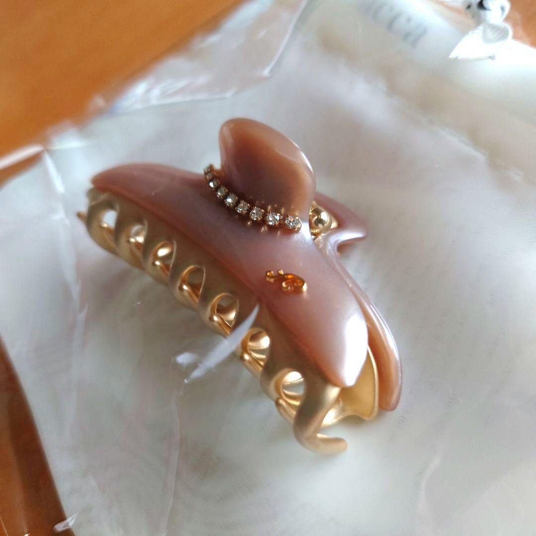 ☆新品未開封 accaアッカ ヘアクリップ ニューコラーナ パールベージュ