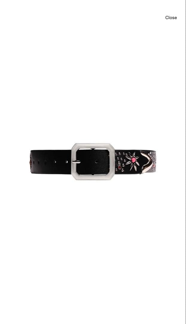 マ*読様 ABRAHAM スタッツベルト　HTC系　レオパード Abraham スタッズ ベルト HTC norimid jaded london｜Yahoo!フリマ（旧