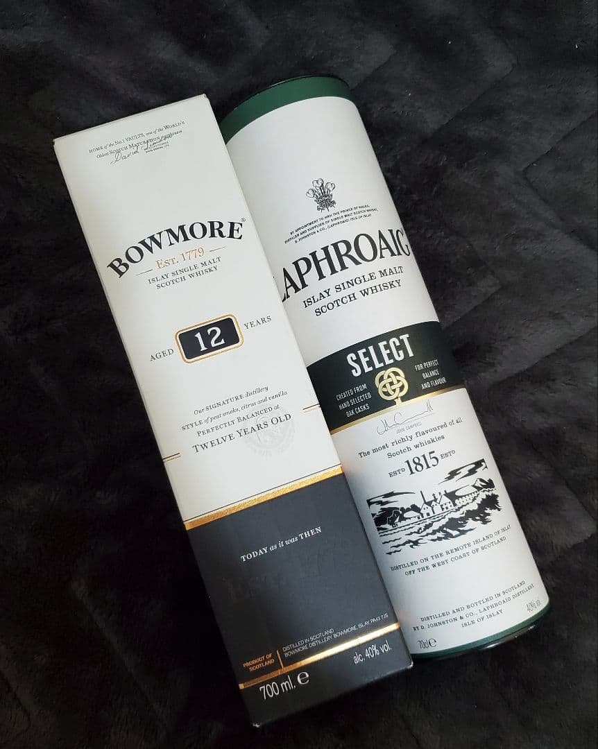 ボウモア12年 / ラフロイグセレクト 楽天市場】【企画品】ハーフサイズセット(ボウモア12年／ラフロイグ